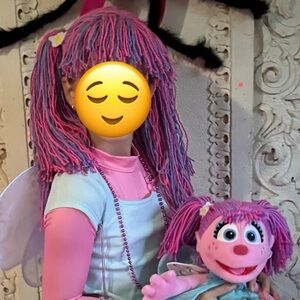 Pink and Blue Fairy Doll with Wings